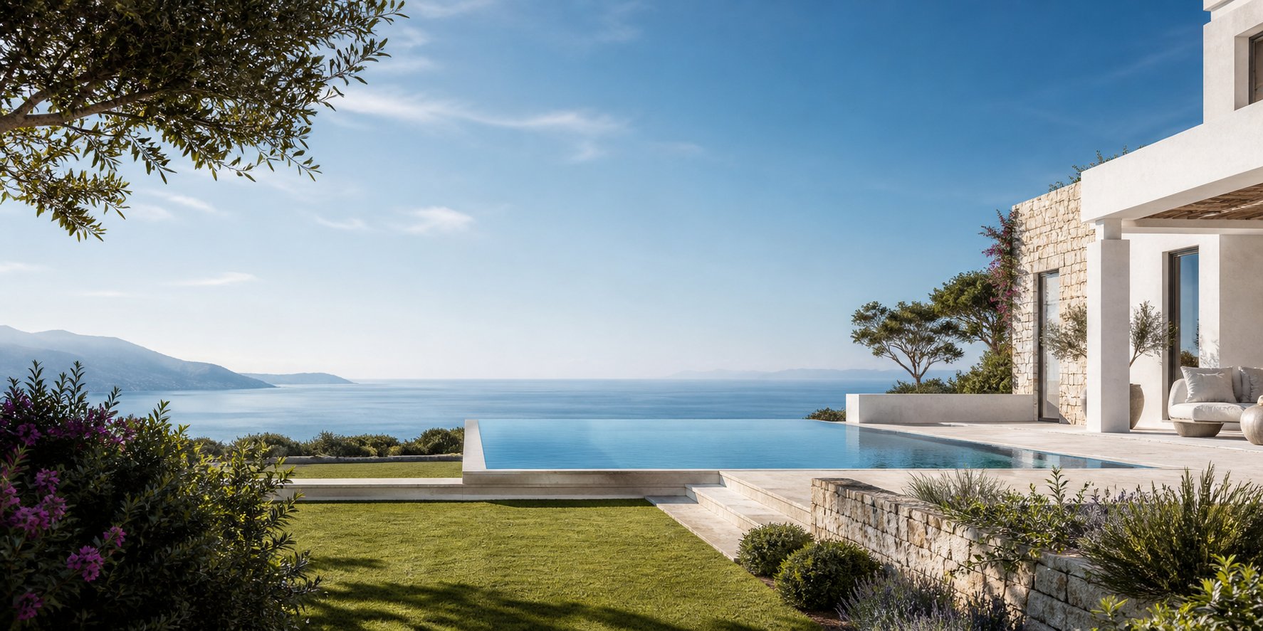 Modern villa with pool